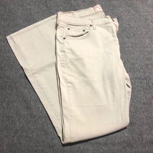 Women’s Tall Stretch Bootcut Tan/Cream Jeans